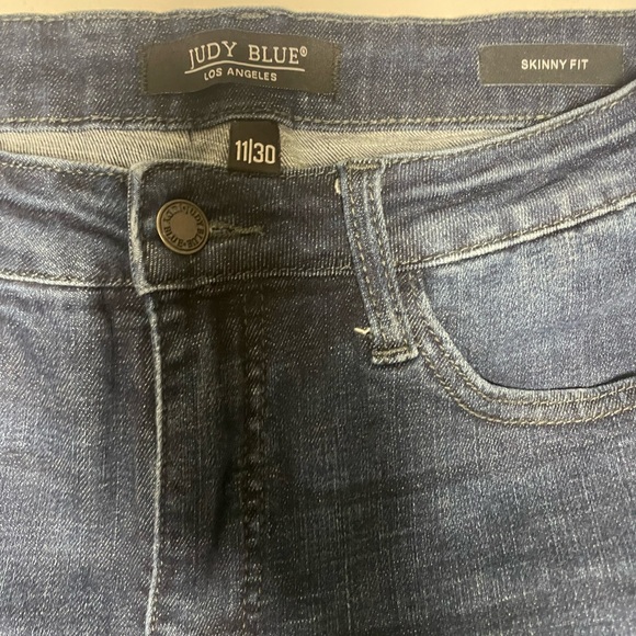 Judy Blue High Rise Skinny Fit Denim Jeans Juniors 11/30 - Picture 3 of 9
